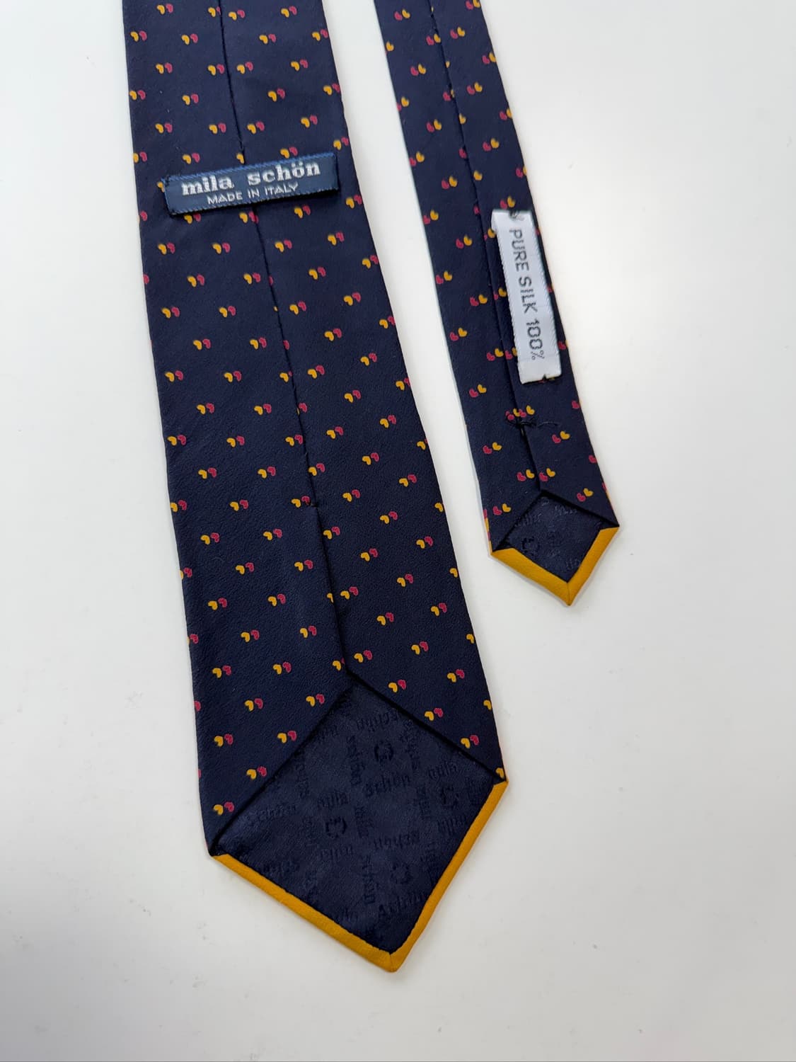 밀라숀(mila schon) 실크 넥타이 8.3cm 상품이미지5