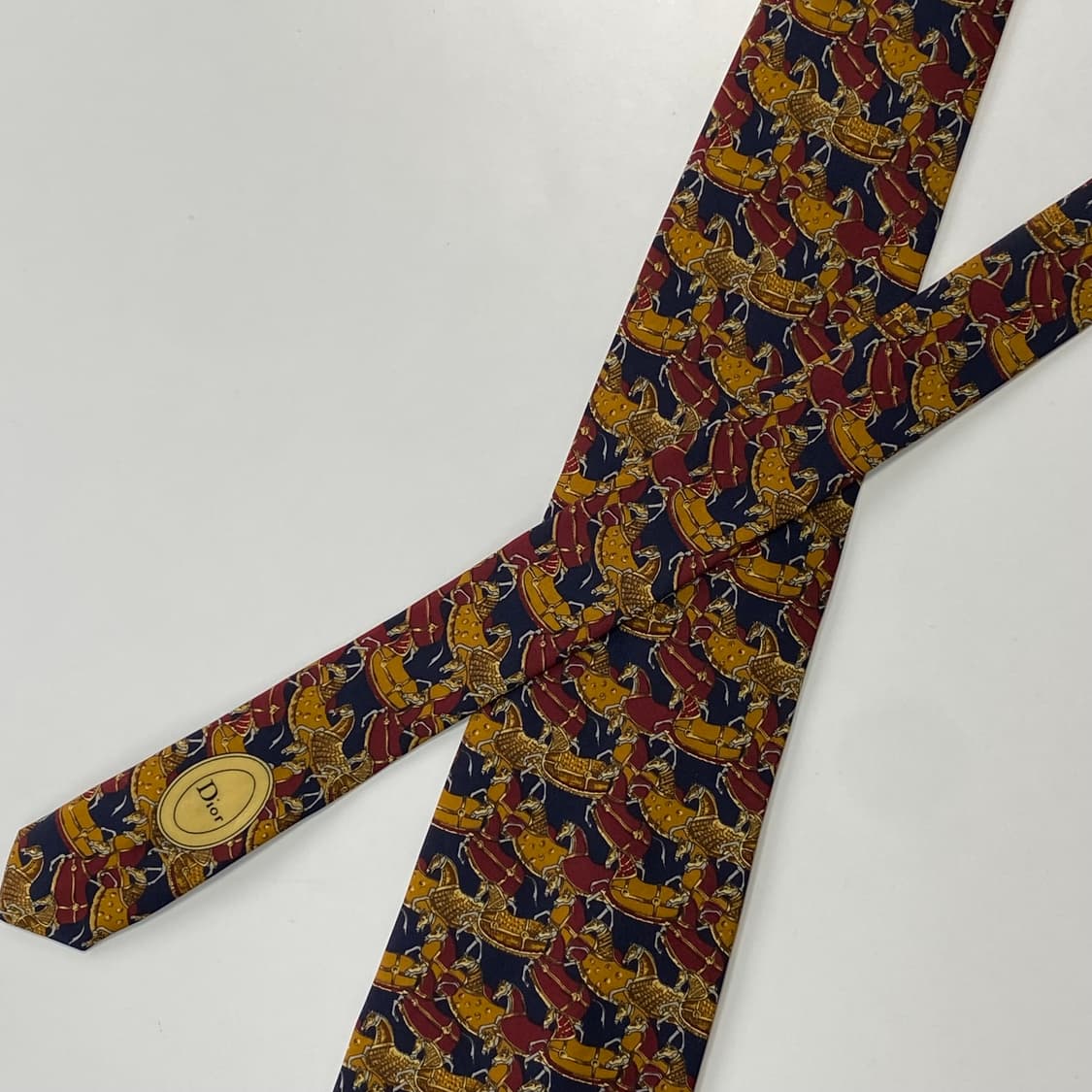 택달린 미사용품 크리스찬 디올(Dior) 정품 넥타이 명품 상품이미지4