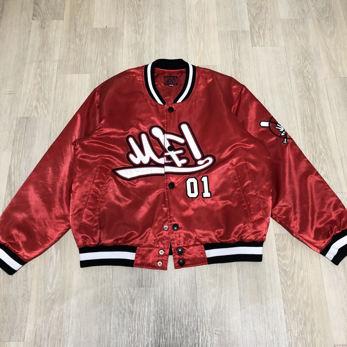 (95) 00's MF! (MAJAH FLAVAH) 엠에프 바시티 자켓 상품이미지1