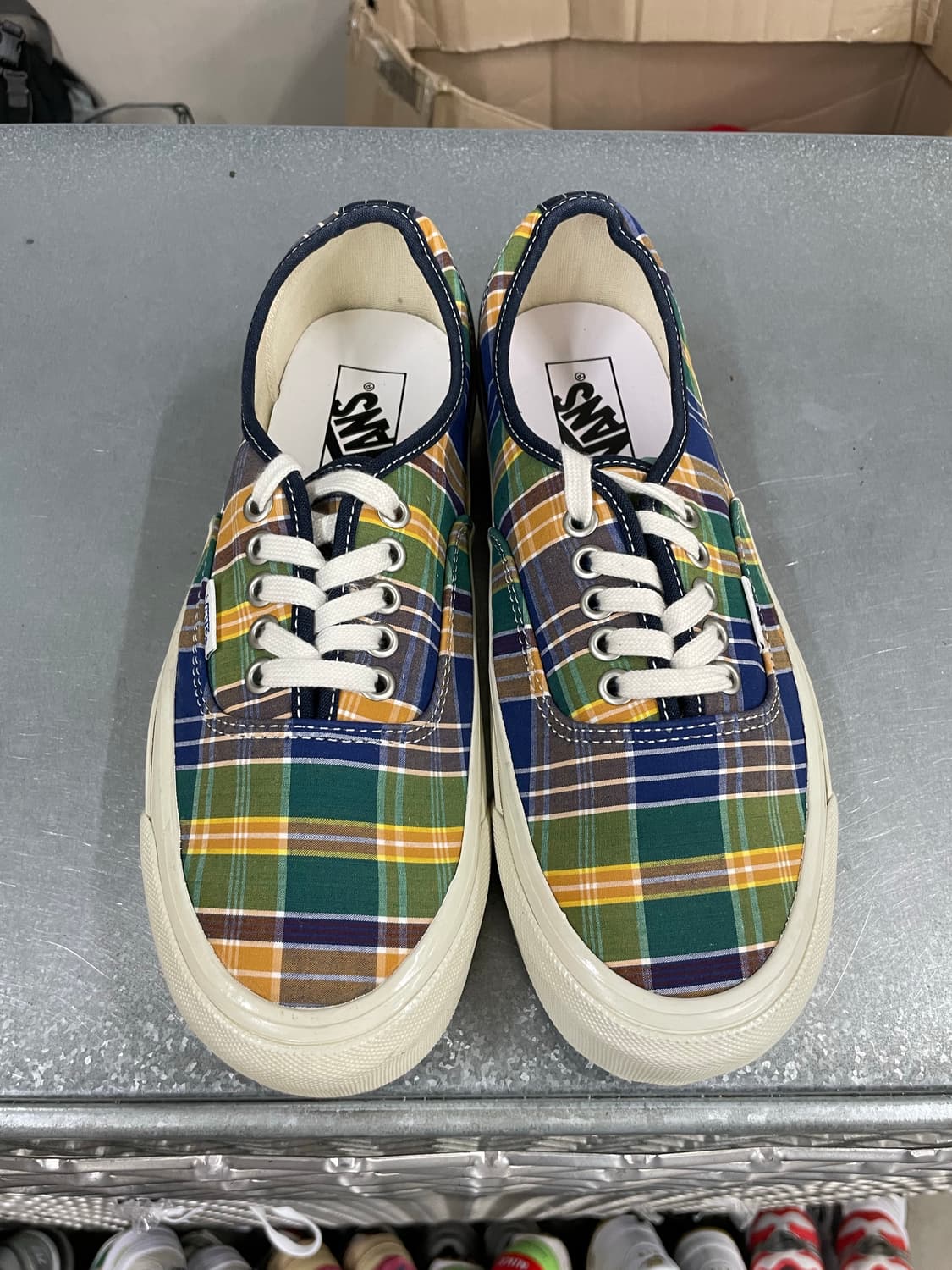 반스 어센틱 애너하임 플레이드 멀티컬러 265 상품이미지5