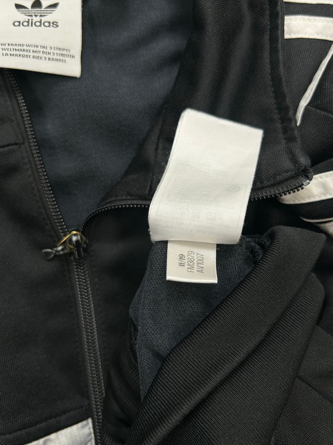 아디다스 뉴진스 민지 블랙 화이트 트랙탑 져지 XL 상품이미지6