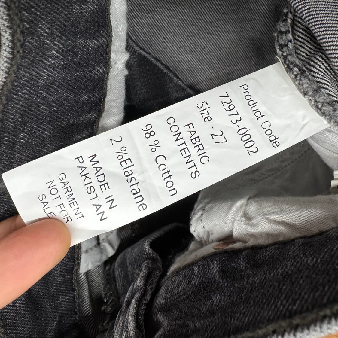 리바이스 하이웨스트 데님 스커트 (28)   상품이미지5