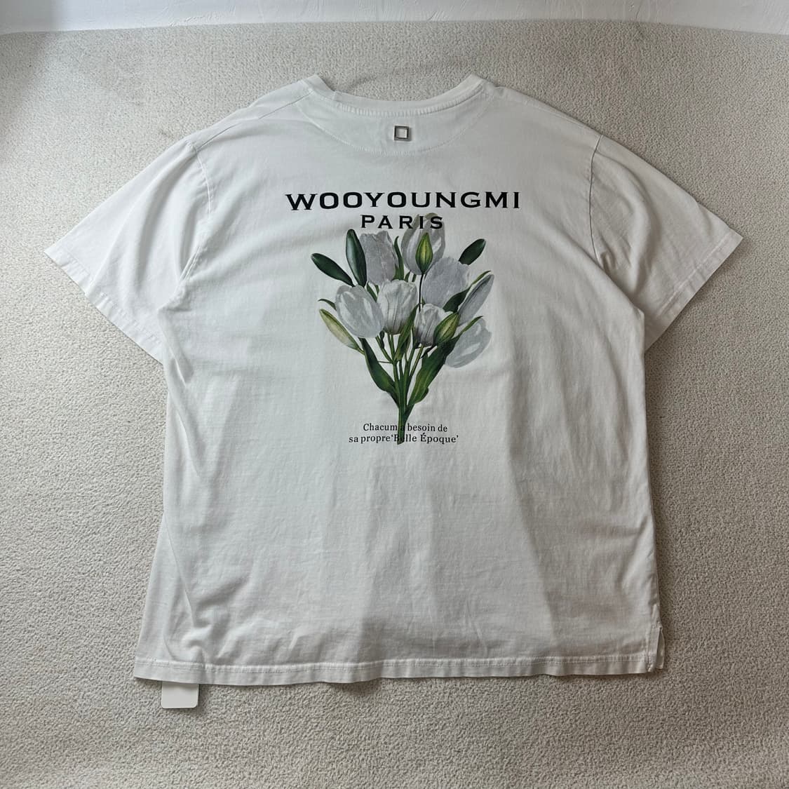105 우영미 22S/S 플라워 반팔 상품이미지1