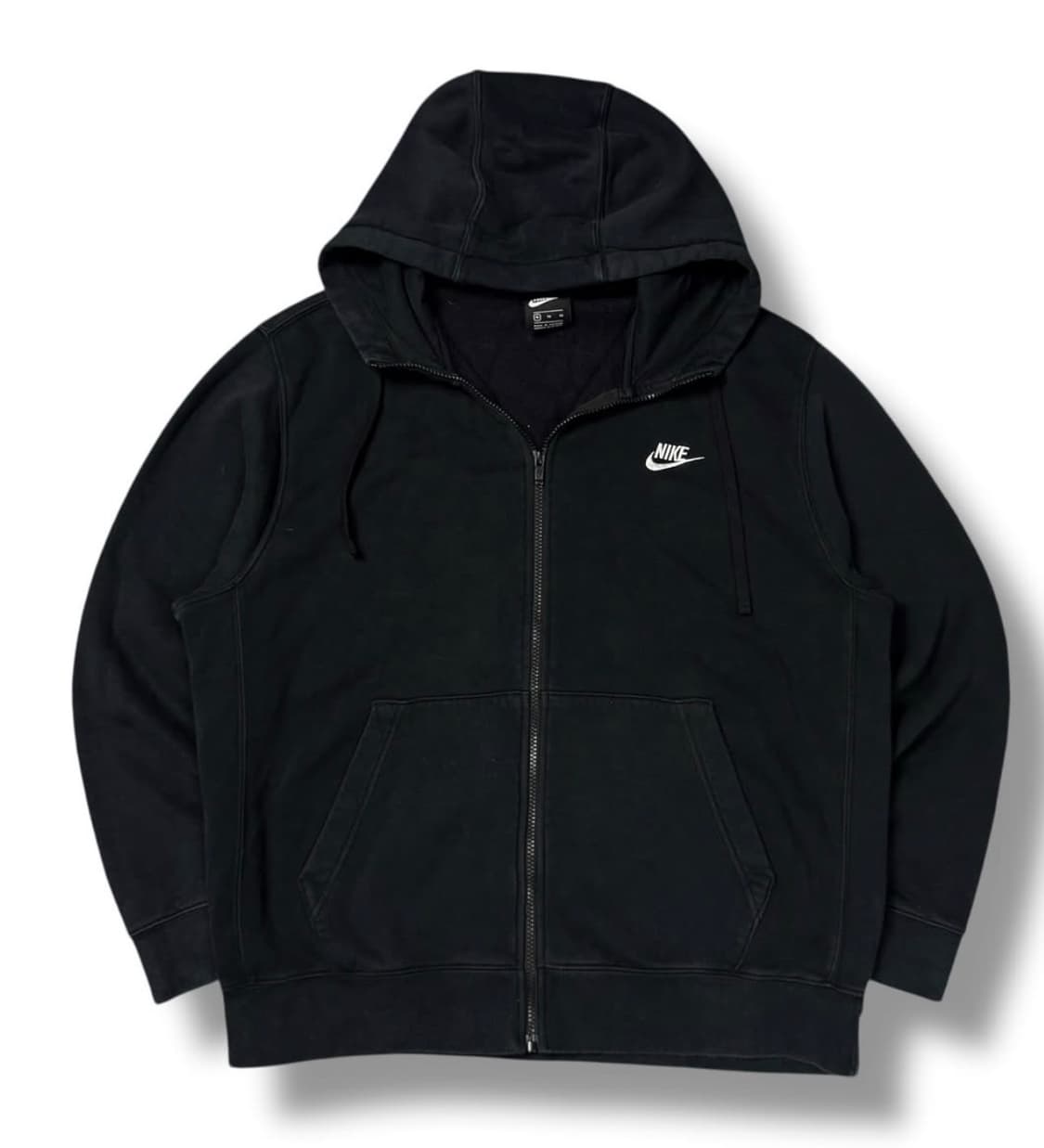 나이키 블랙 기모 후드집업 xl 상품이미지1