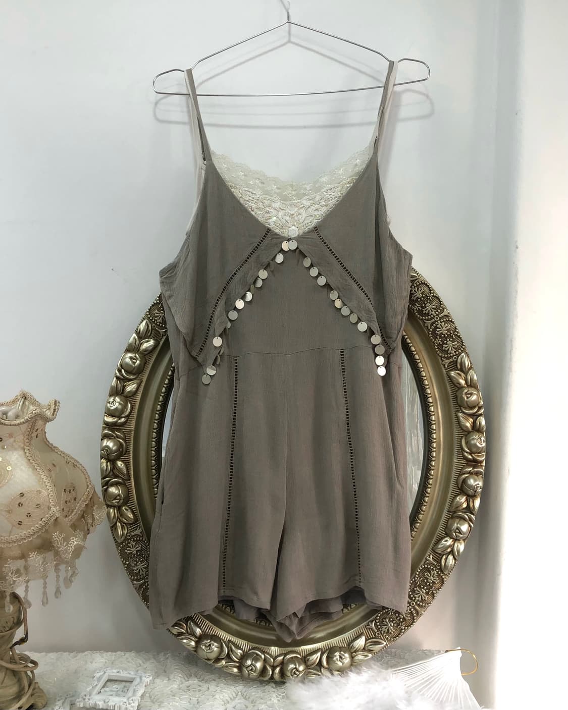 ivory lace layered set 상품이미지2