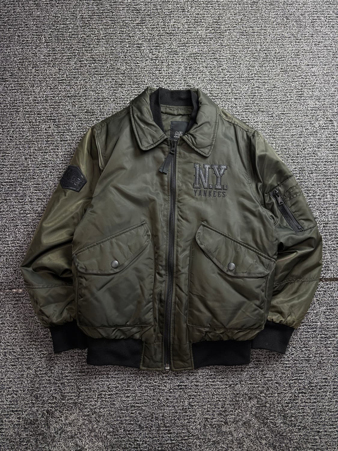 MLB 신슐레이트 뉴욕 양키즈 MA-1 항공 점퍼 2654 상품이미지2