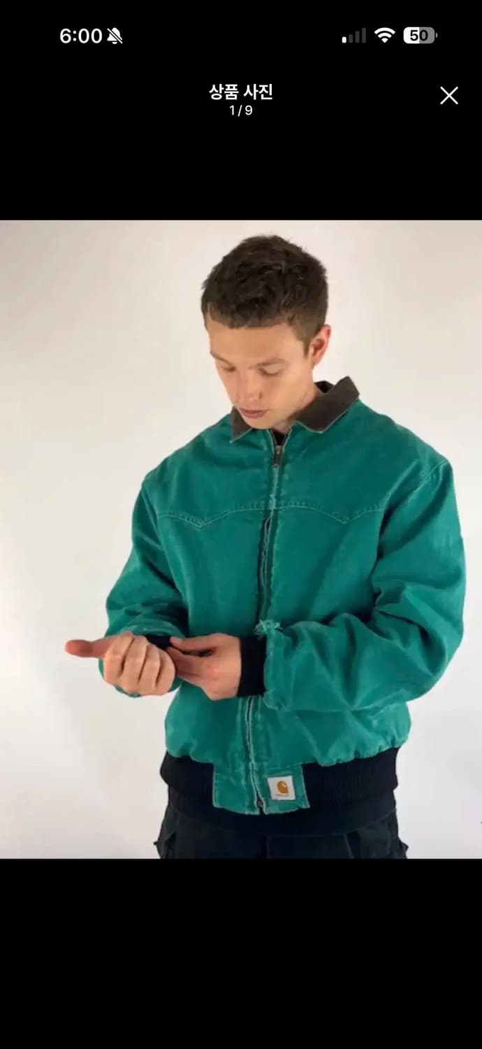 칼하트 JQ2132 Aqua XL 상품이미지6