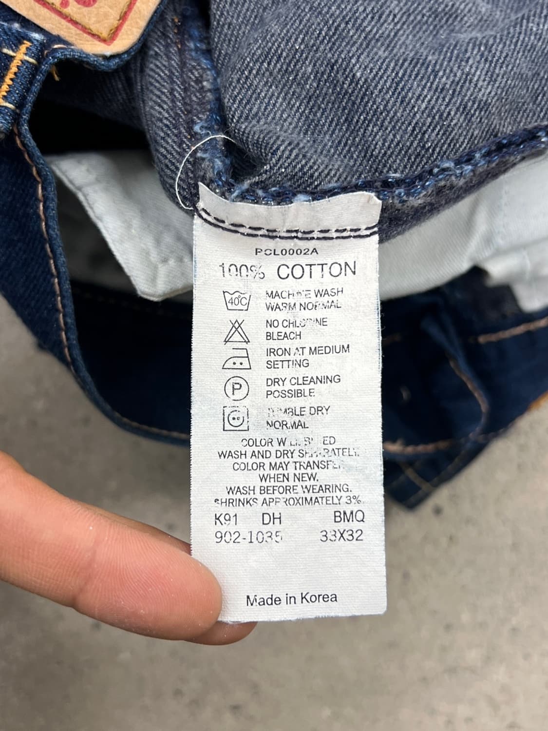 리바이스 00s 902 신치백 데님 팬츠 / 33 x 28 상품이미지9