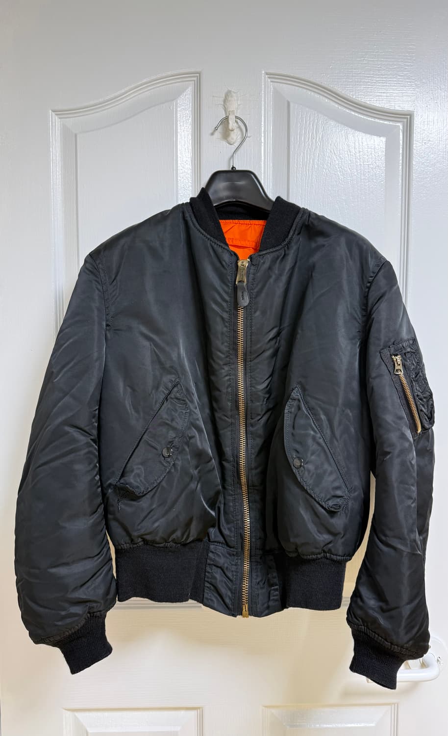 알파인더스트리 90s 미군 오리지날 ma-1 민수용 봄버 L 상품이미지1