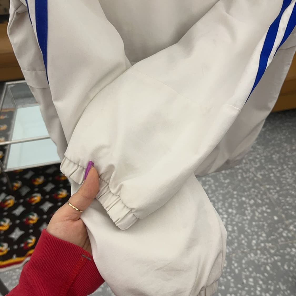 아디다스 빅로고 올드스쿨 윈드브레이커 바람막이 자켓 160 C07336 상품이미지7