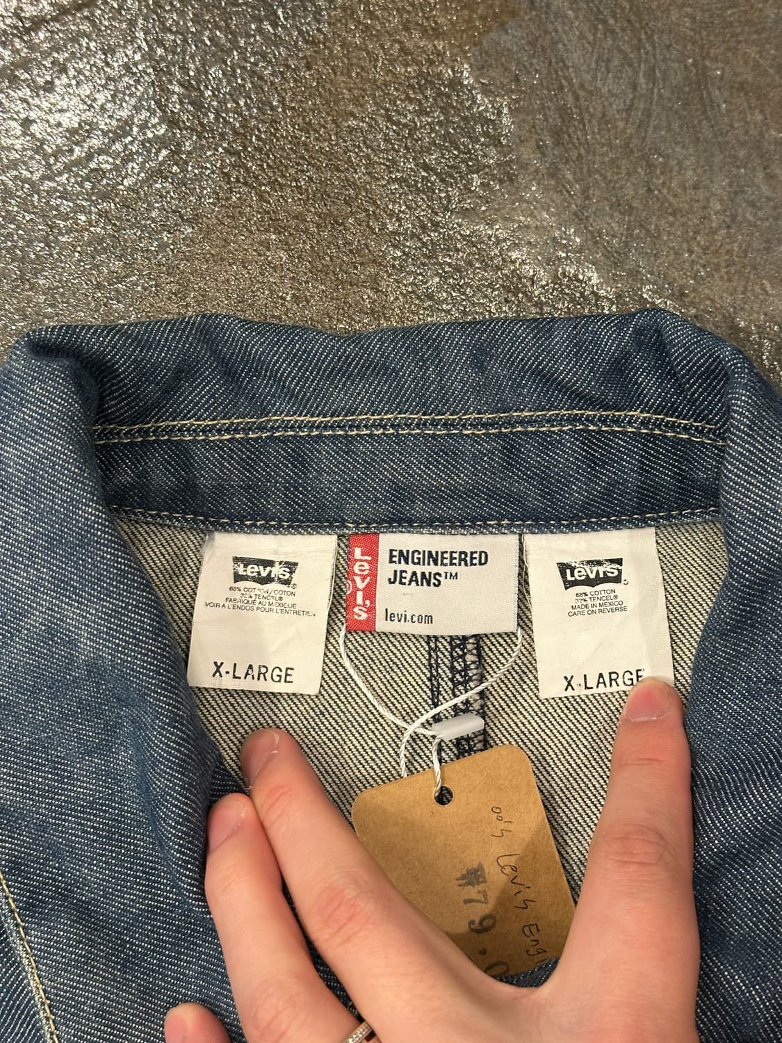 Levis 리바이스 엔지니어드진 데님 자켓 XL 상품이미지5