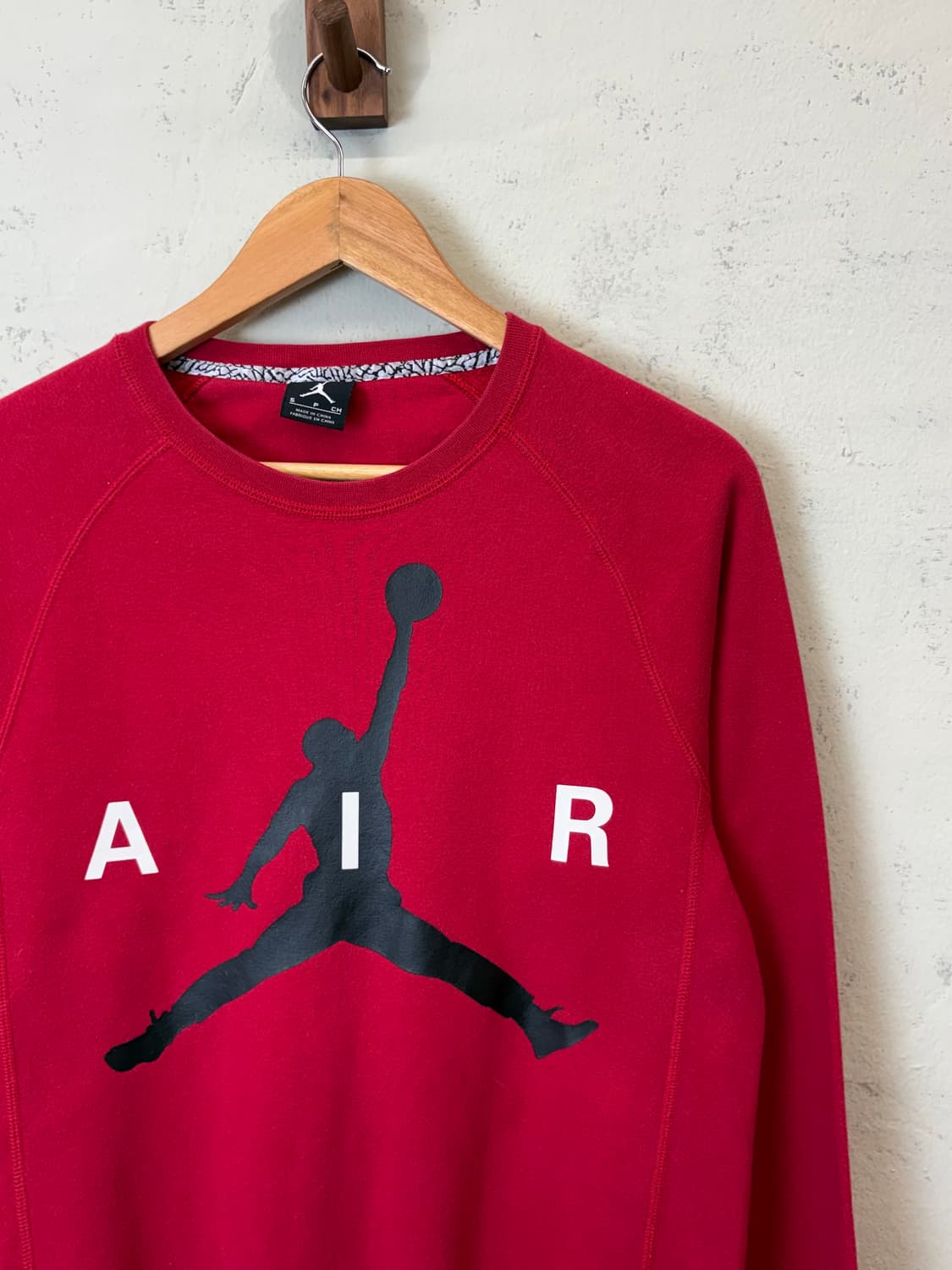 나이키 에어조던 빅로고 맨투맨 레드 상품이미지2