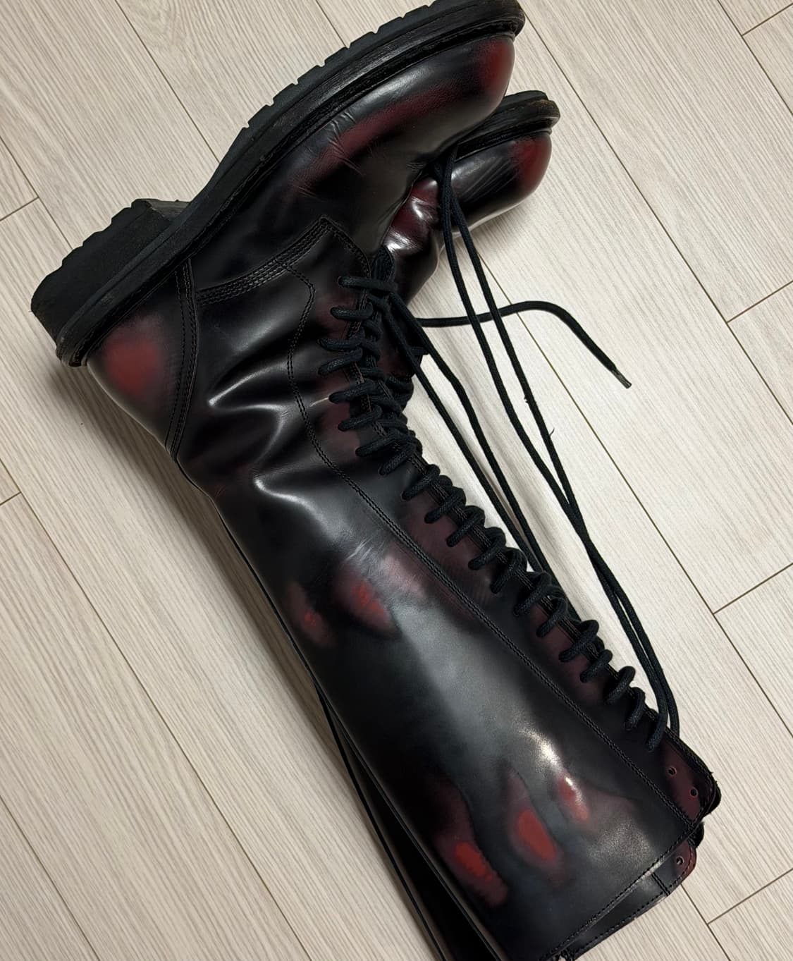 19fw 앤드뮐미스터 레이스업 롱부츠 상품이미지5