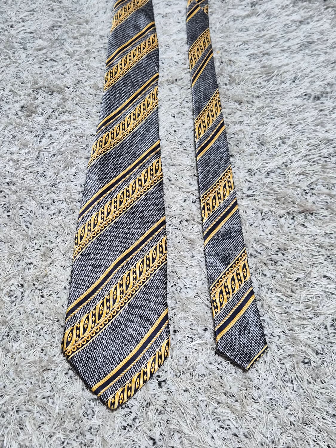 랑방Lanvin 금장 패턴 넥타이 Free - N67 상품이미지5