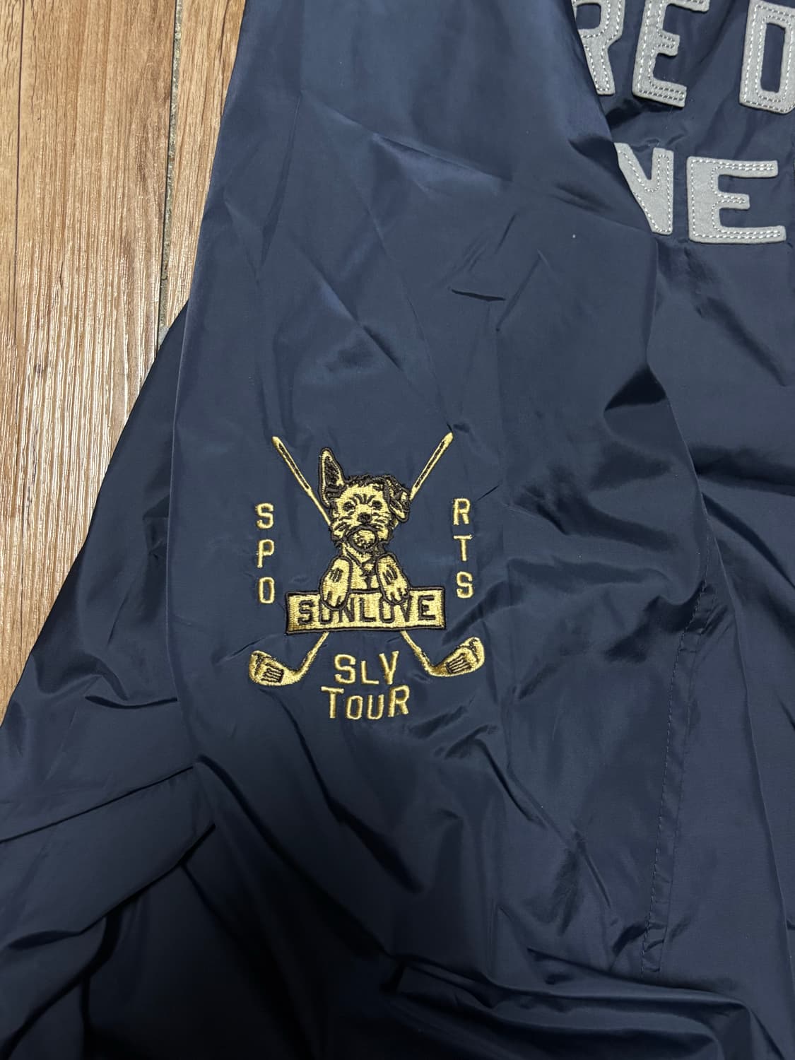 SUNLOVE Walk Varsity Jacket - Navy(S)  상품이미지3