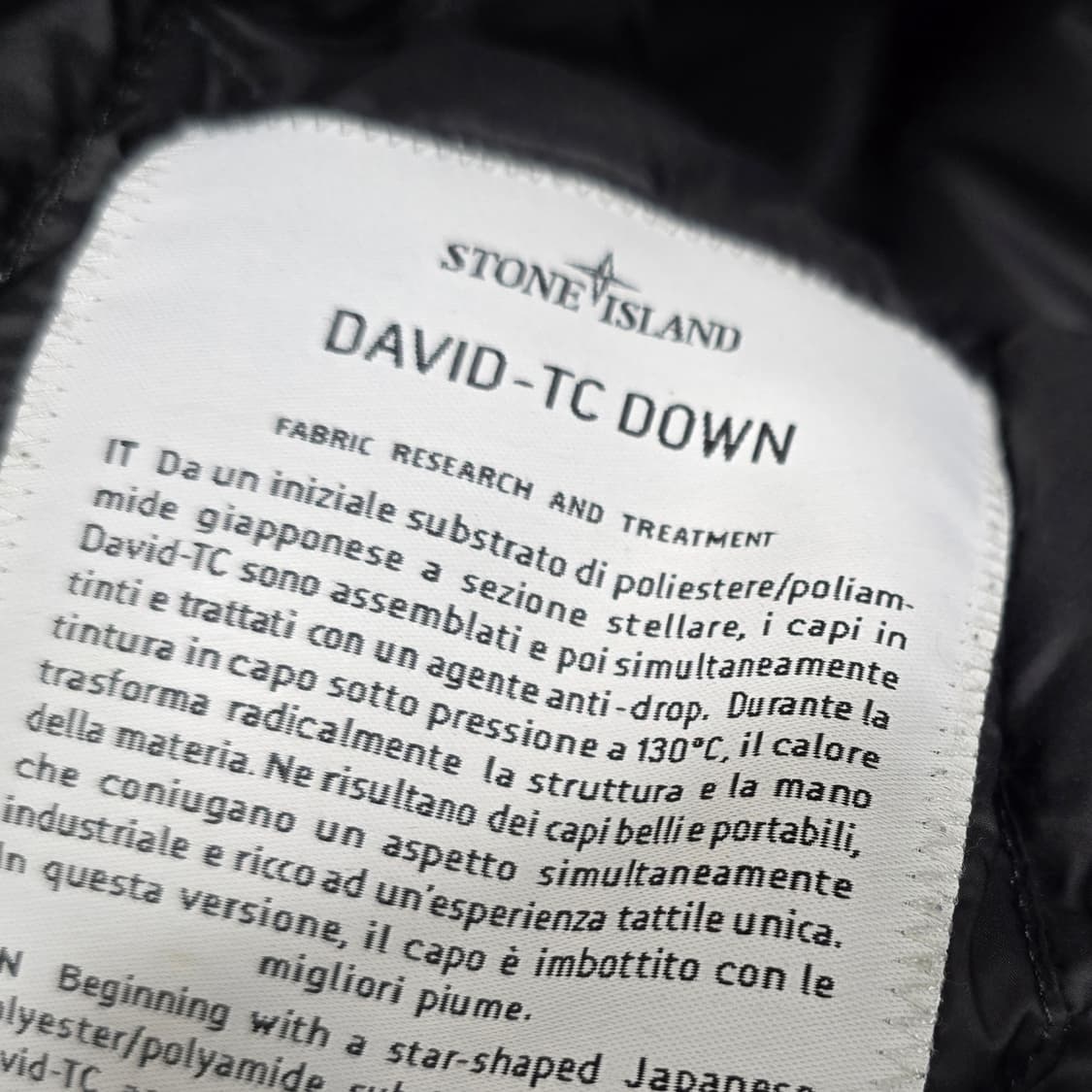 스톤아일랜드 다비드 TC 다운 파카 패딩 L사이즈 100 판매 상품이미지5