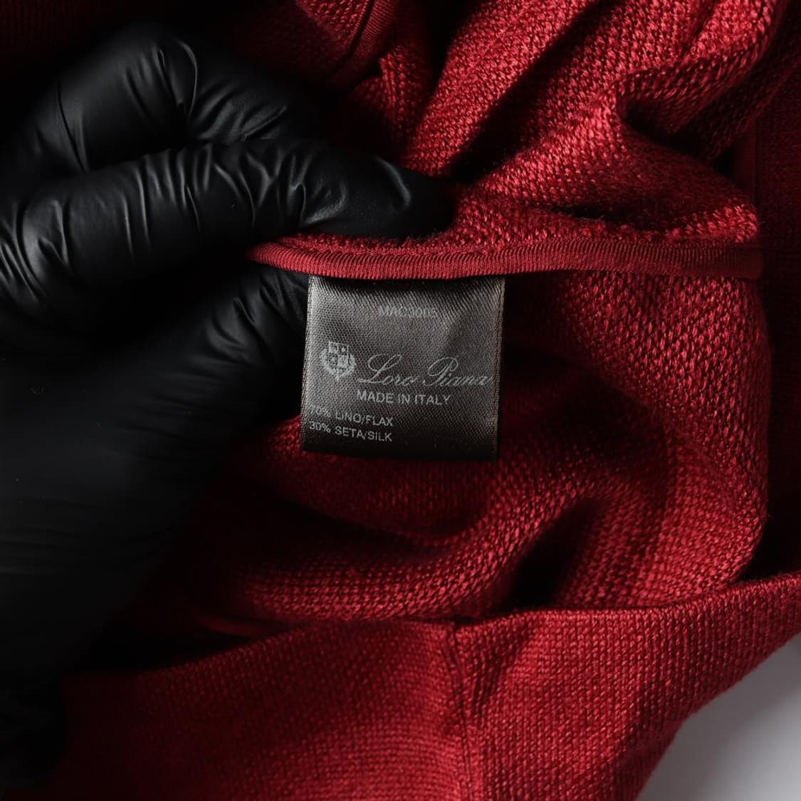 [S]로로피아나 린넨 실크 100% 레드 싱글브레스티드재킷
 상품이미지7