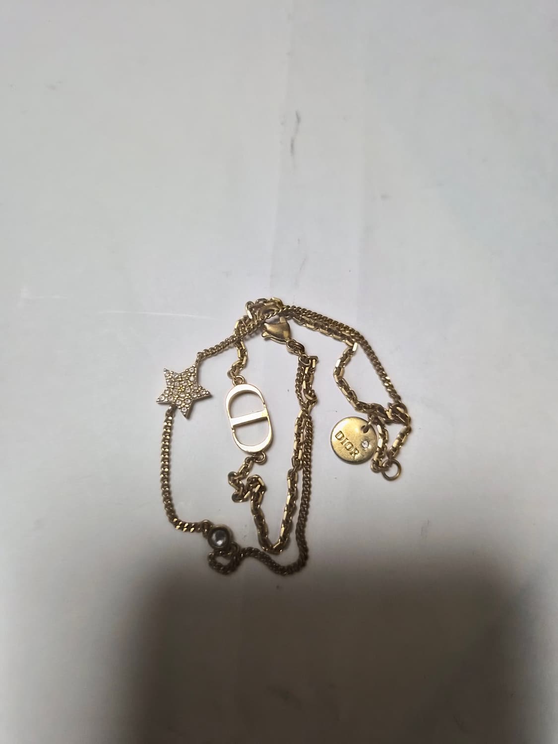 (정품) 디올 Petit CD 더블 팔찌 골드 (명품 여자 브레이슬릿 에 상품이미지2
