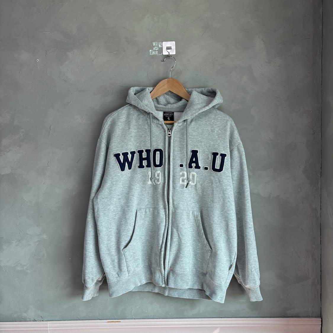 후아유 후드집업 그레이 상품이미지1