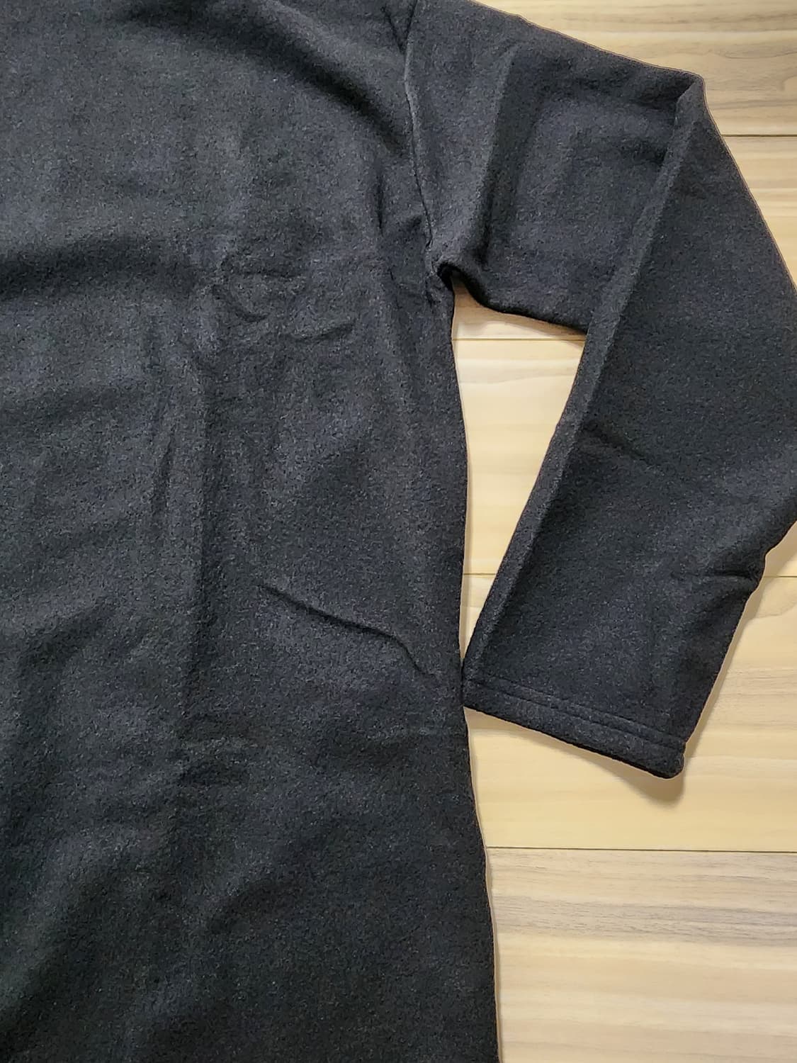 후리스폴라티셔츠블랙xl 상품이미지2