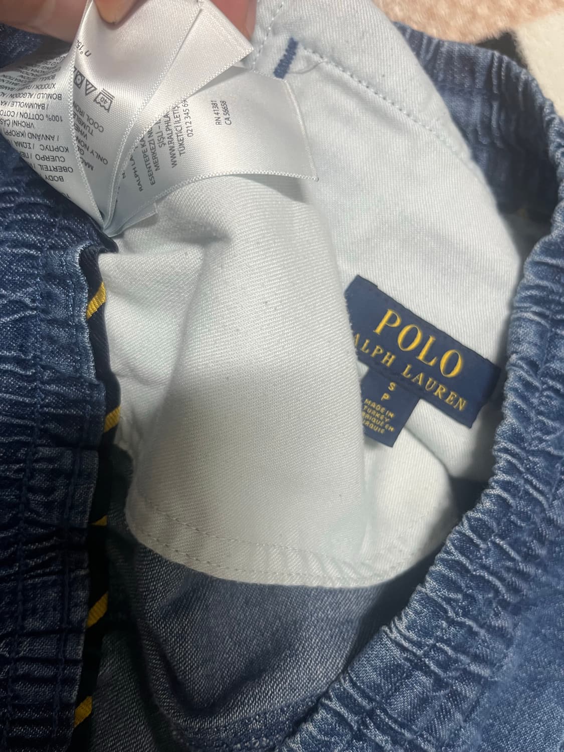 폴로 POLO 데님 프랩스터 반바지 상품이미지2