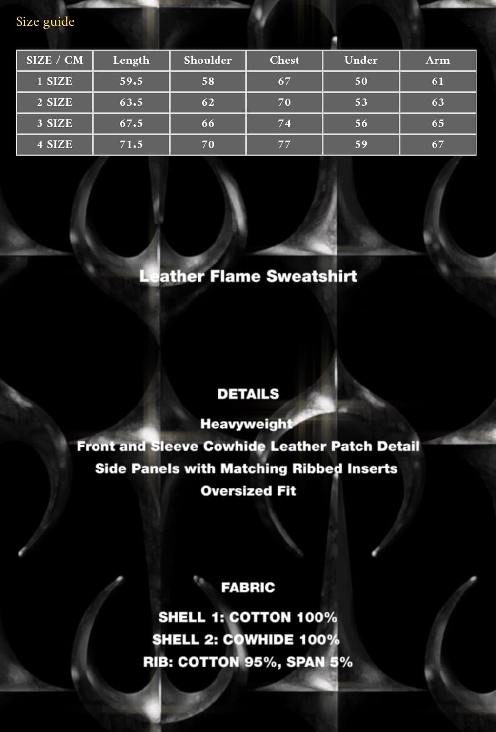 떠그클럽 레더 플레임 후디 -2size- 네이비 (미착용 새상품) 상품이미지9