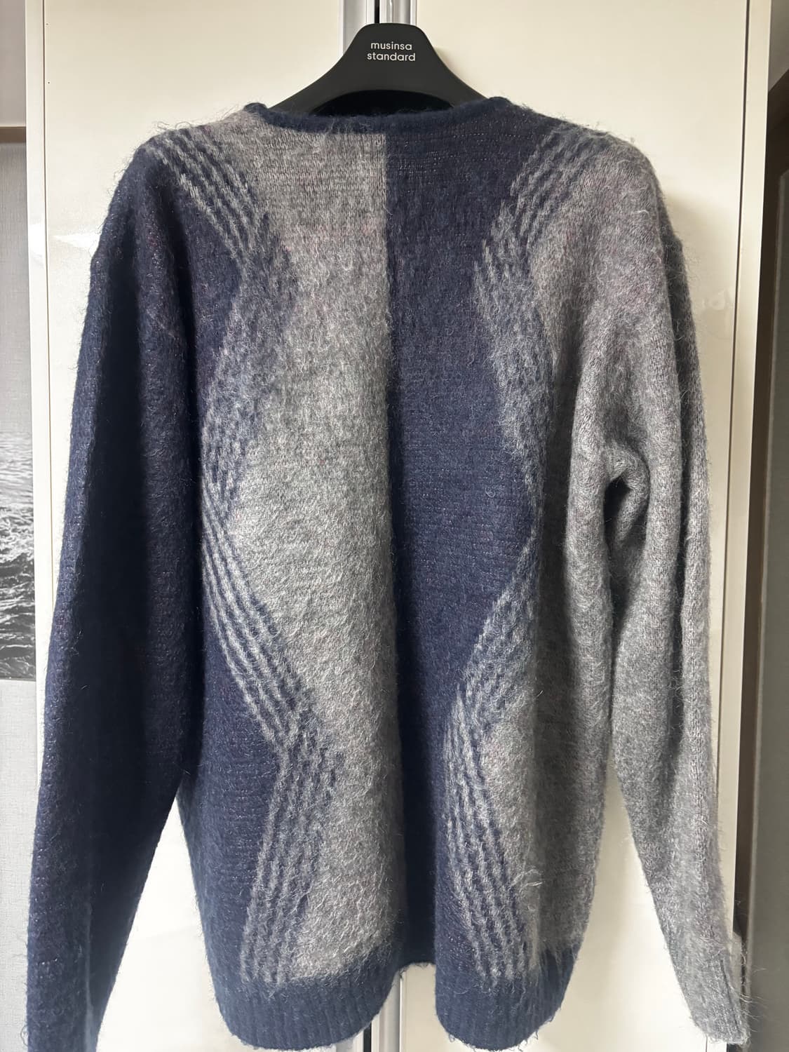 니들스 모헤어 빠삐용 가디건 그레이 L 상품이미지3