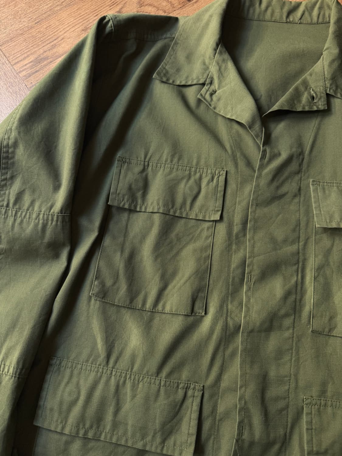 [M]80's 오리지널 U.S ARMY 인디언 스탠실 BDU 필드 자켓 상품이미지3