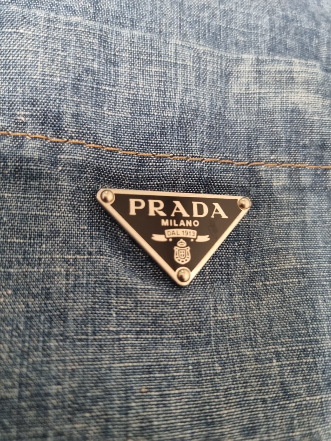 프라다 셀비지 데님 반팔 상품이미지2
