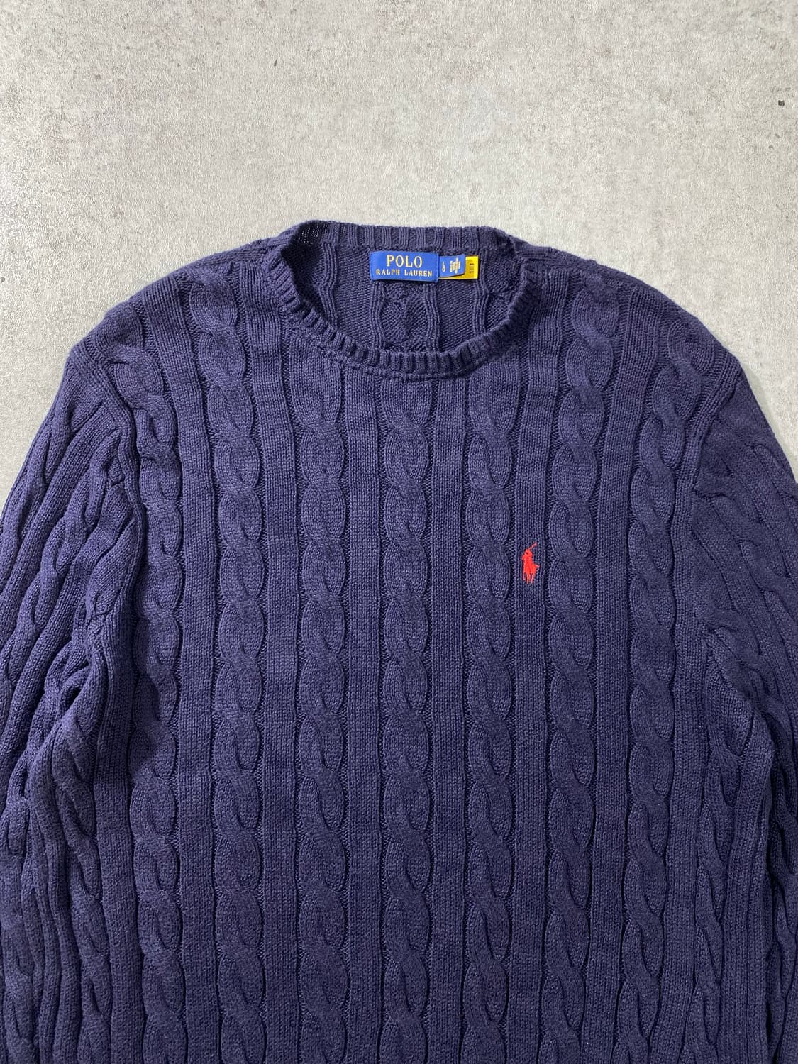 [L] Polo Ralph Lauren 폴로 랄프로렌 네이비 케이블니트 상품이미지3
