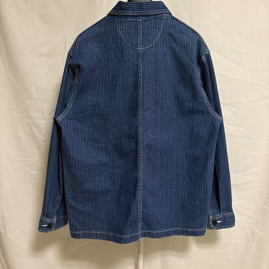 유니클로 히코리 데님 워크자켓 / 블루, M 상품이미지7