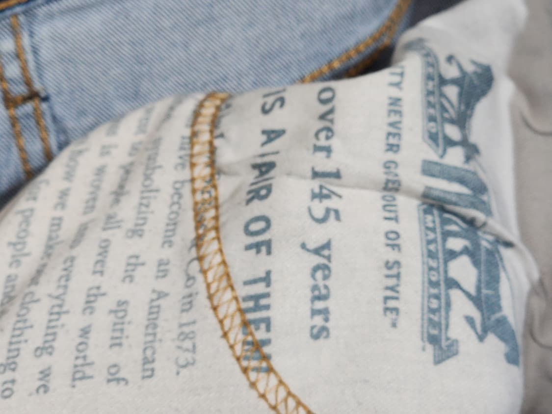 (31) 리바이스 502 청바지 연청 데님팬츠 스판 145주년판  상품이미지3