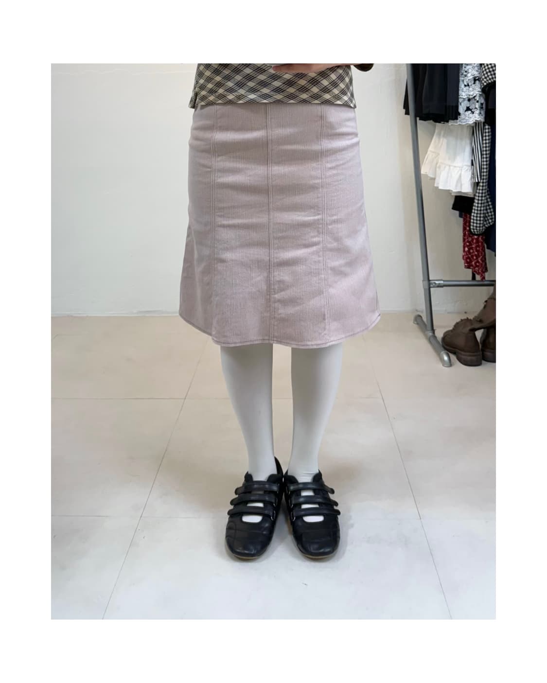 빈티지 미디 스커트 상품이미지3