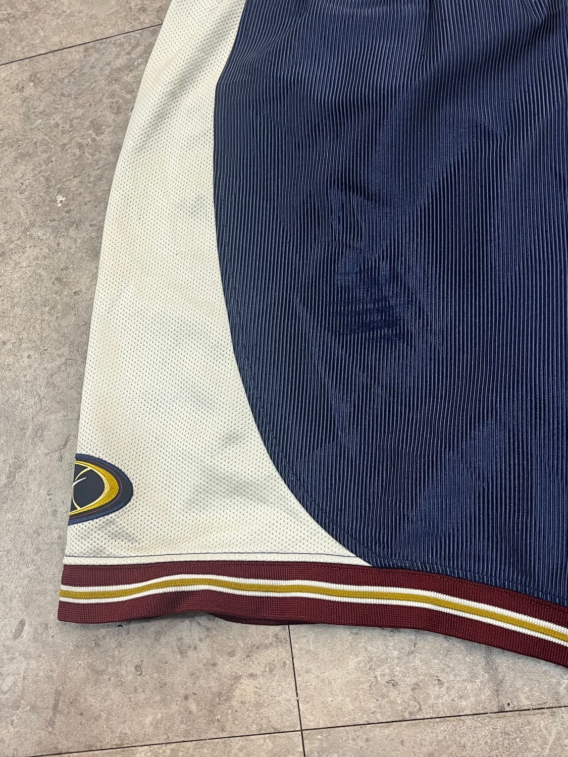 나이키 배색 농구 하프 팬츠 네이비 L #csz2890  상품이미지9