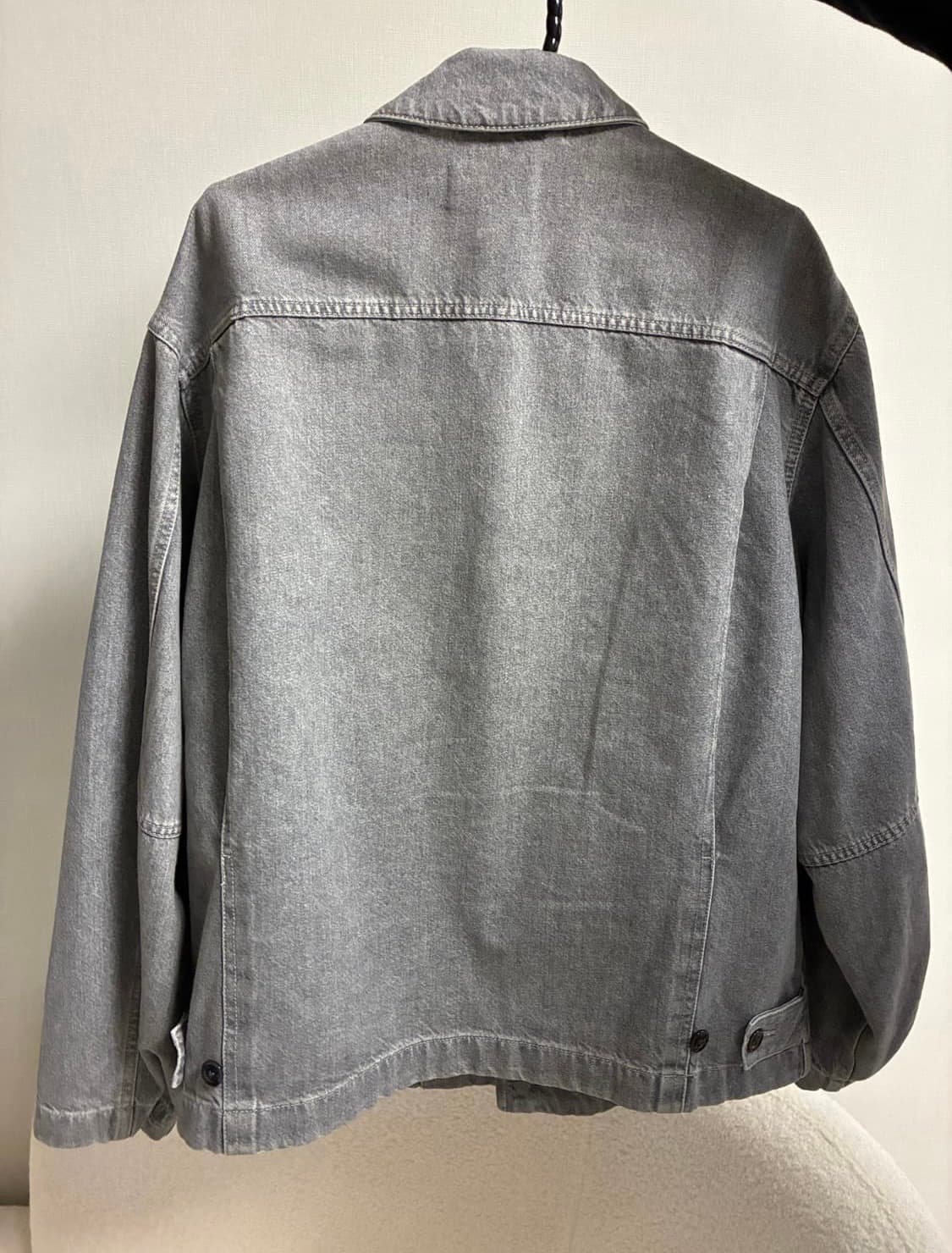 Lemaire 워시드 그레이 데님 자켓  L 상품이미지4