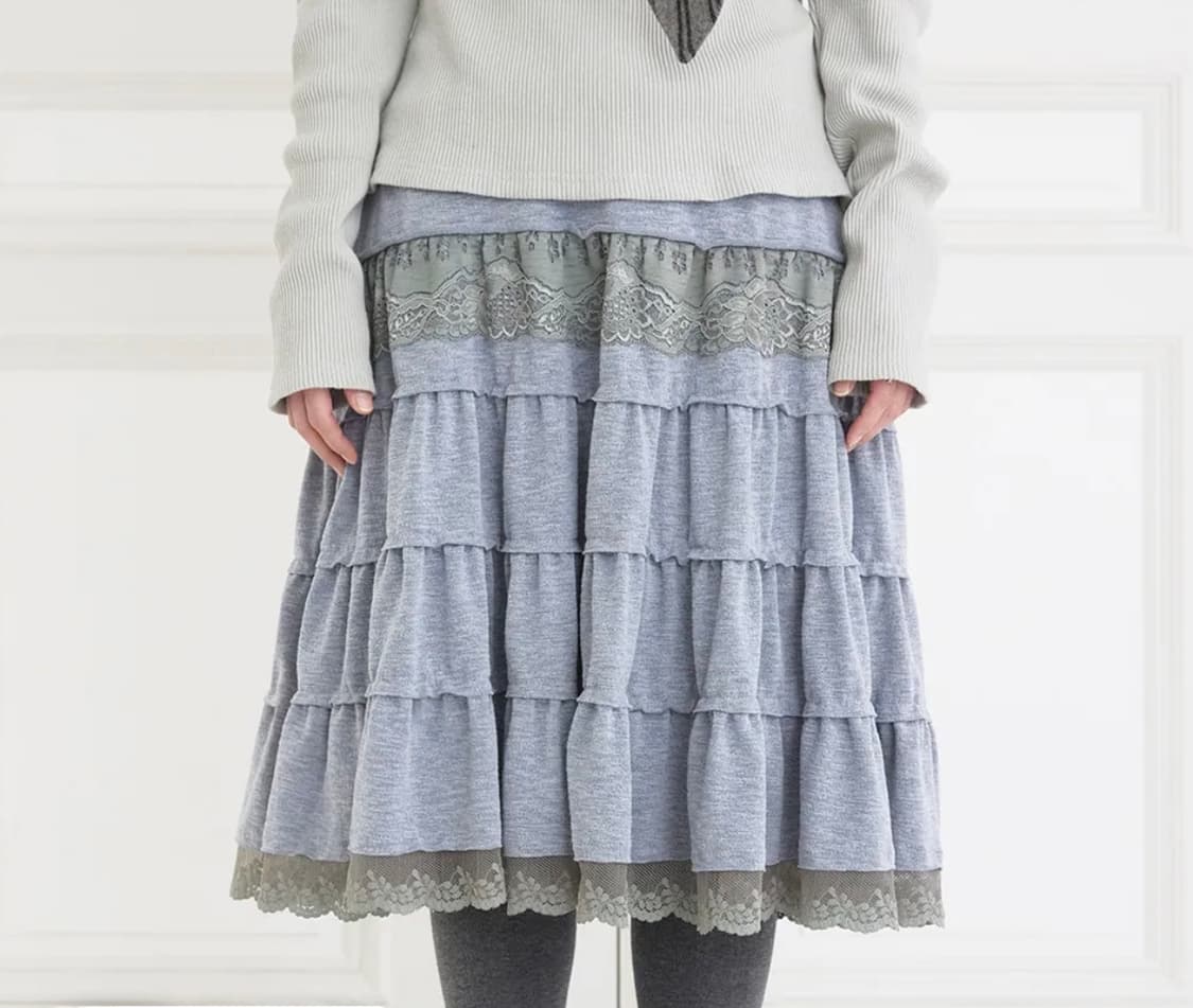 콜로신스 Tale Midi Skirt Melange 상품이미지1