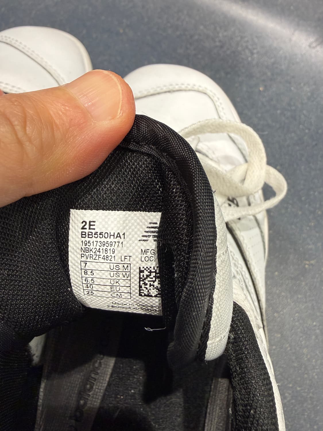 뉴발란스 550 화이트 그레이 250 상품이미지5