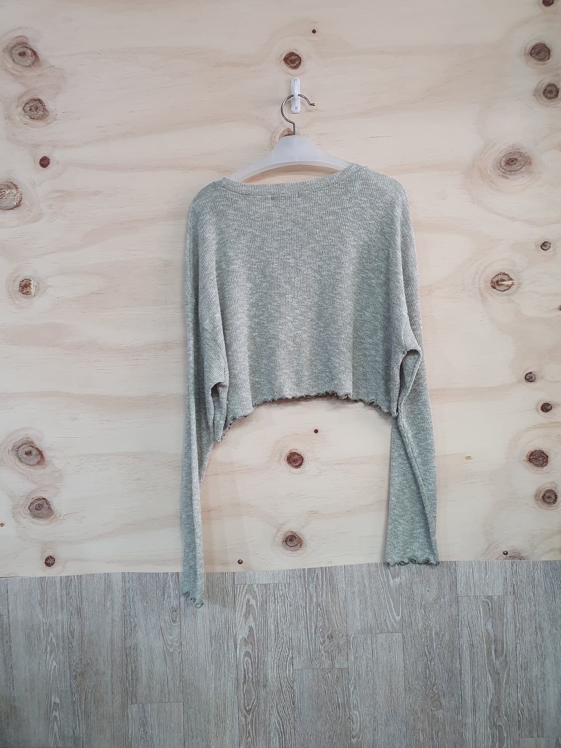 697) 여성 크롭 여름니트티 상품이미지2