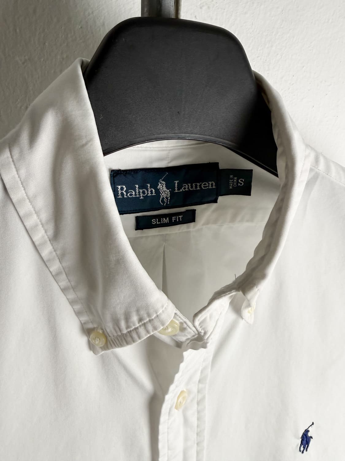 Polo Ralph Lauren Cotton White Shirt 상품이미지4