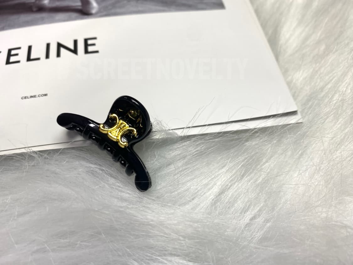 셀린느 미니 헤어 집게핀 세트 블랙 (2개) 상품이미지10