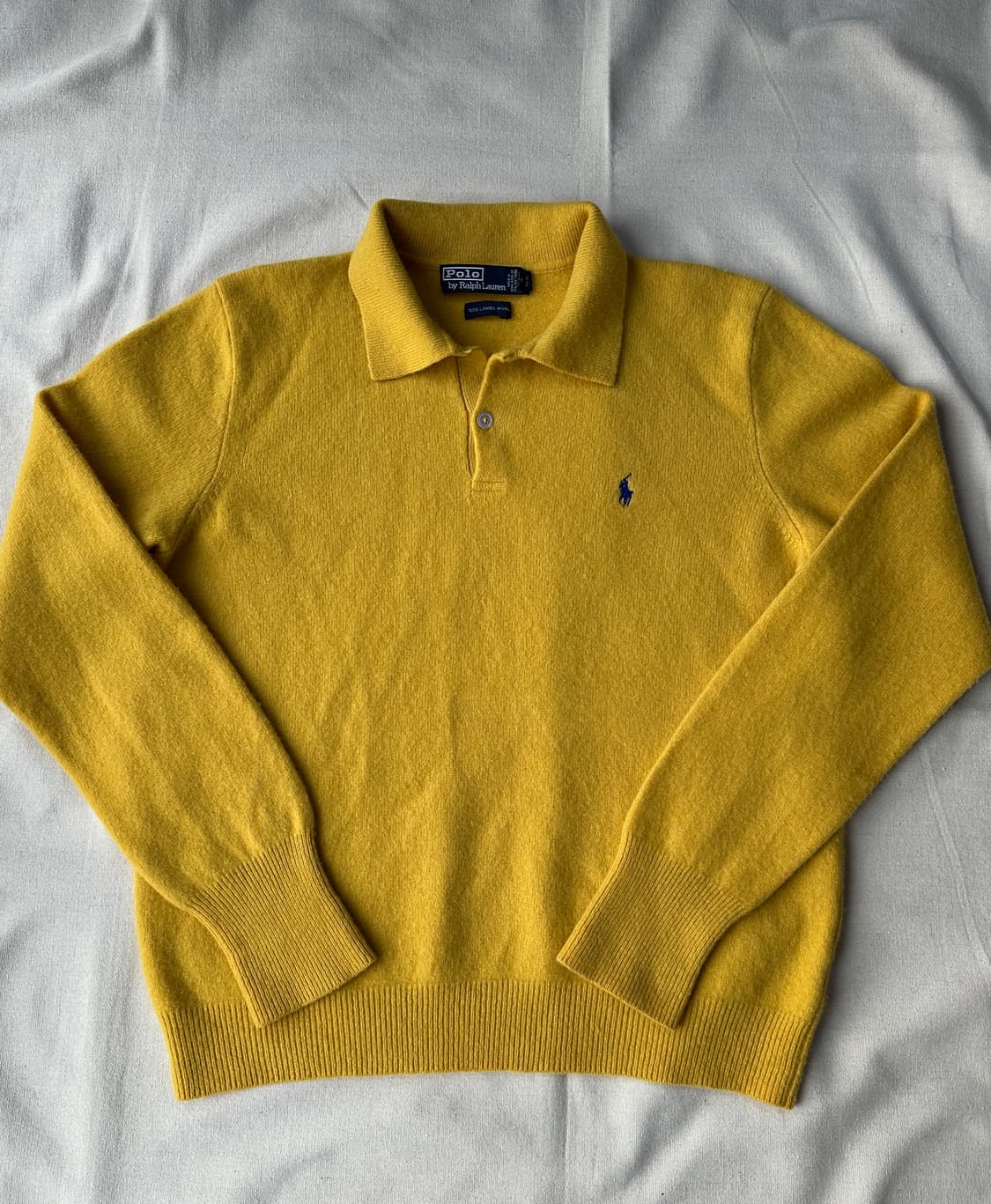 폴로 램스울 니트 카라 머스터드 XL (100) 상품이미지1