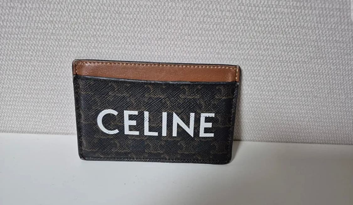 셀린느 정품 트리옹프 캔버스 카드 지갑 카드홀더 팝니다 상품이미지1