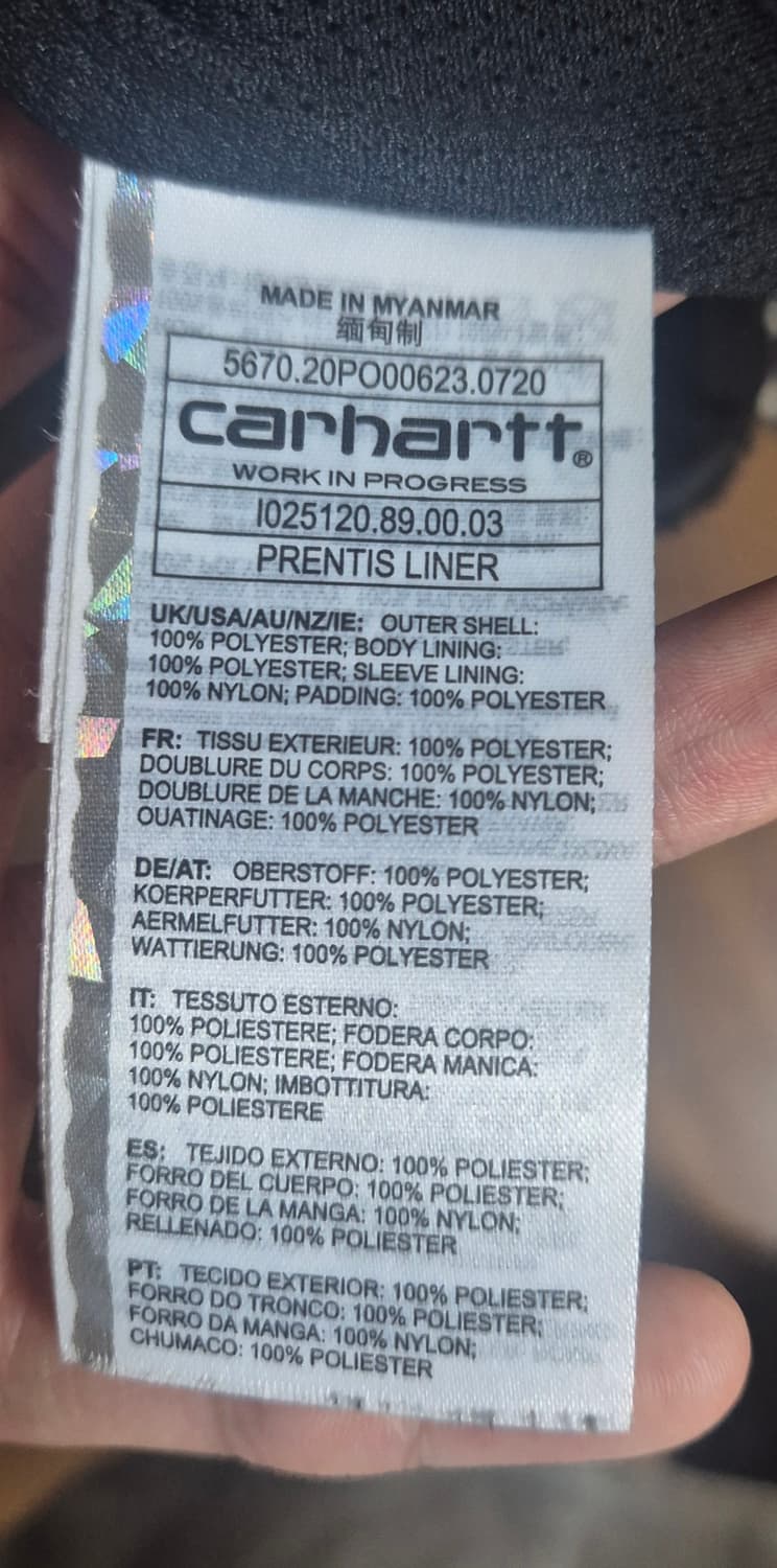 칼하트윕 프렌티스 라이너 후리스 M 상품이미지3