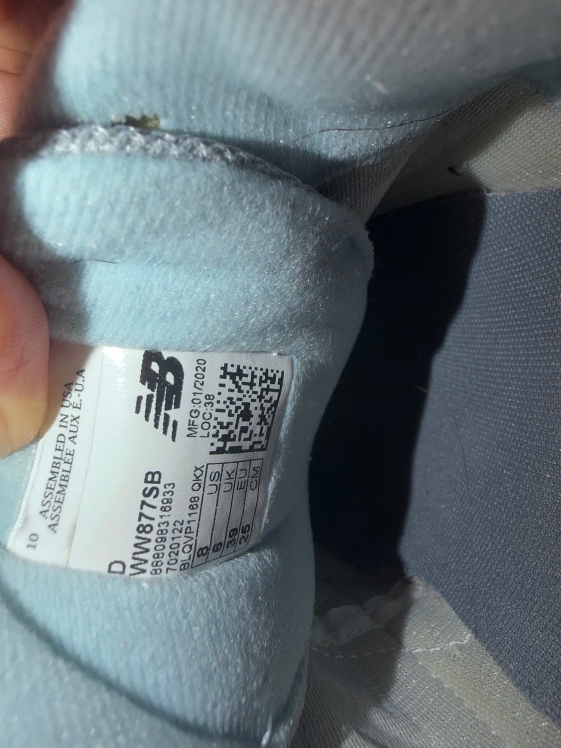 뉴발란스 WW877SB 회색 운동화 250 상품이미지5