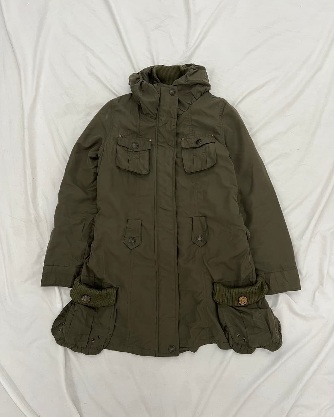 빈티지 포켓 디테일 벨티트 야상 자켓 상품이미지5