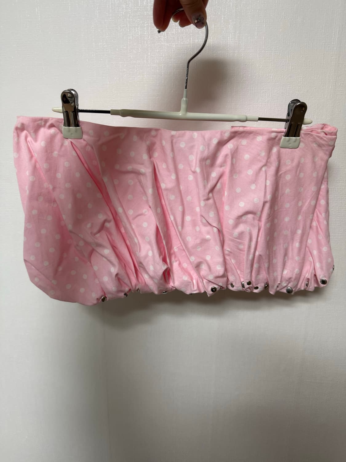 Ans Dotsloevner 핑크 도트 스커트 상품이미지4