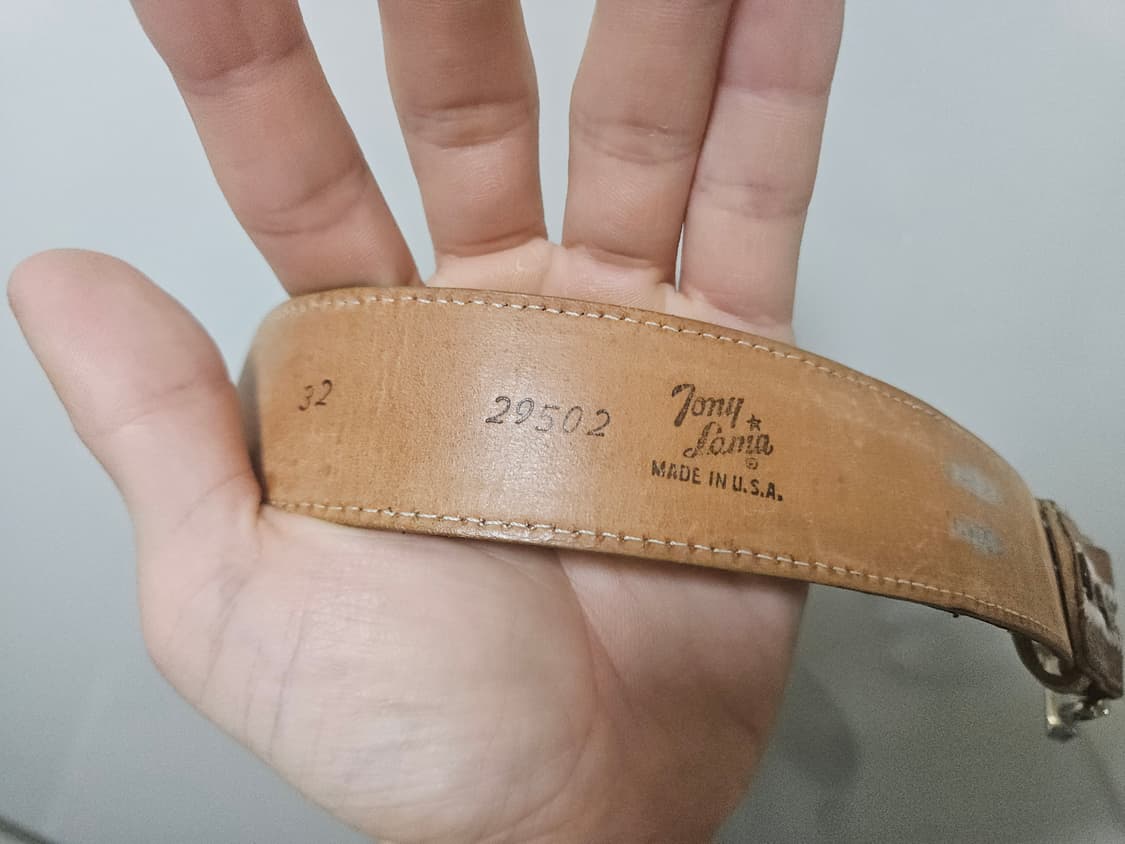 토니라마 타조 웨스턴 부츠 + 벨트 일괄 상품이미지9