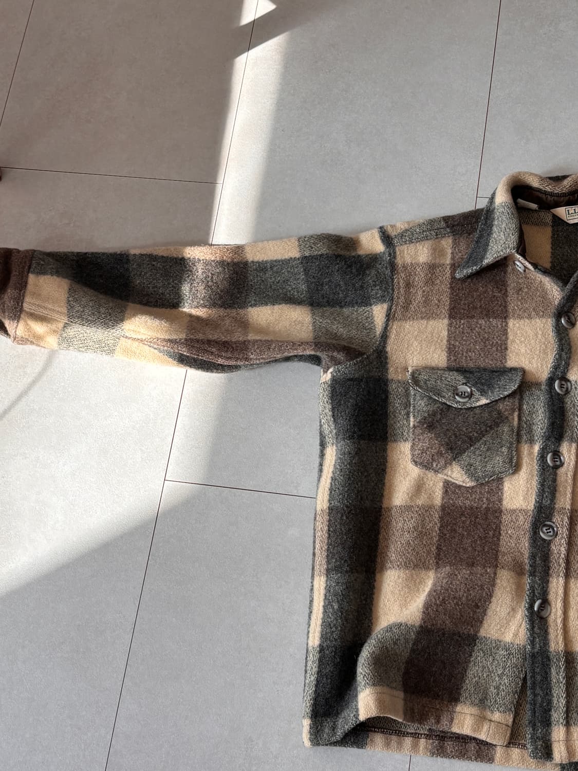 RRL 감성의 원본, 90s L.L.Bean 울 블랭킷 셔츠 상품이미지3