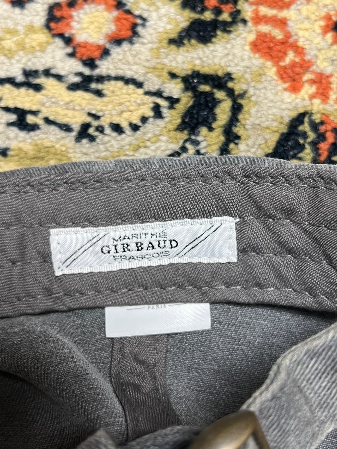 [OS] 마리떼 프랑소와 저버 그레이 볼캡 상품이미지3