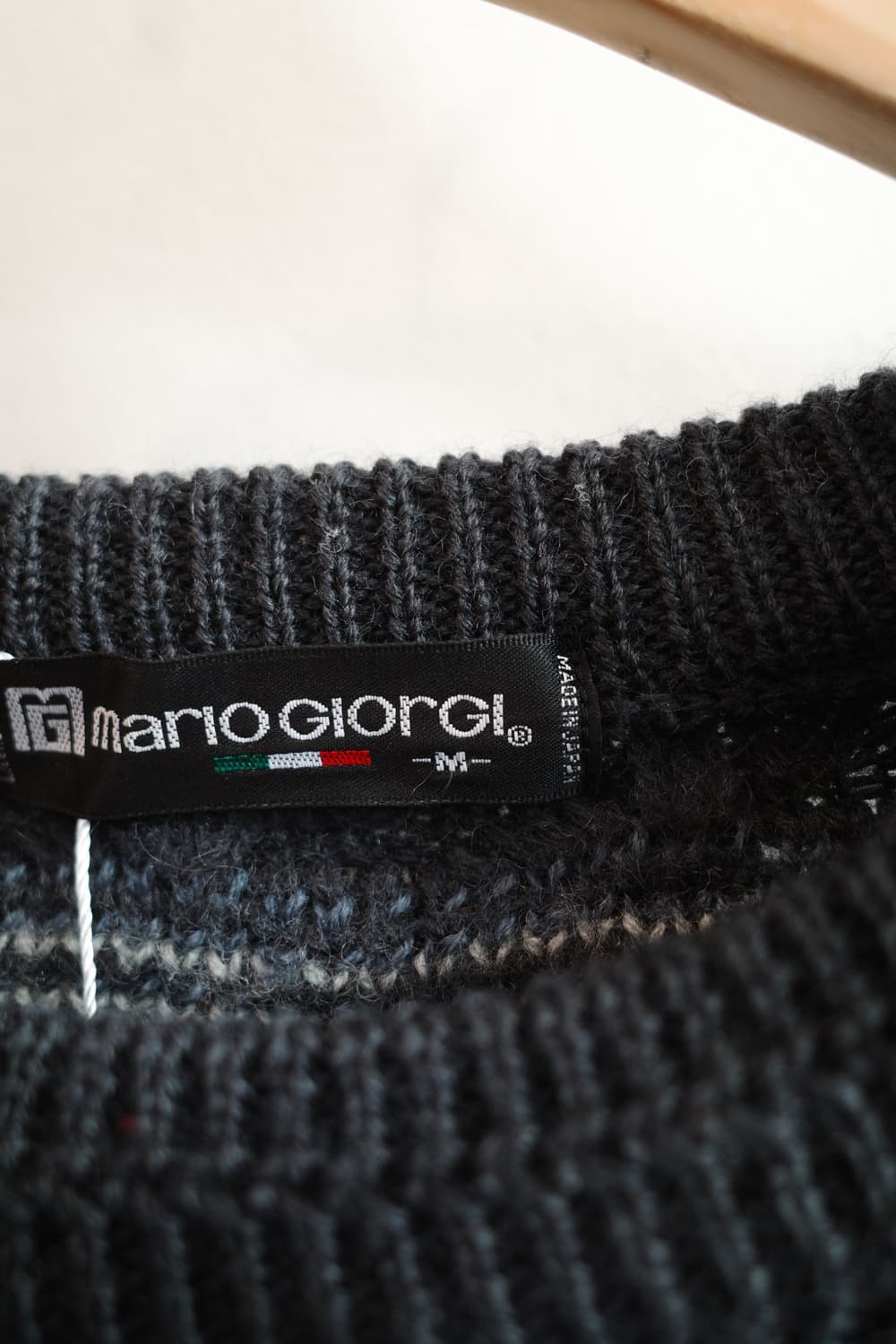 Mario Giorgi 패턴 울 니트 (MADE IN ITALY) 상품이미지3